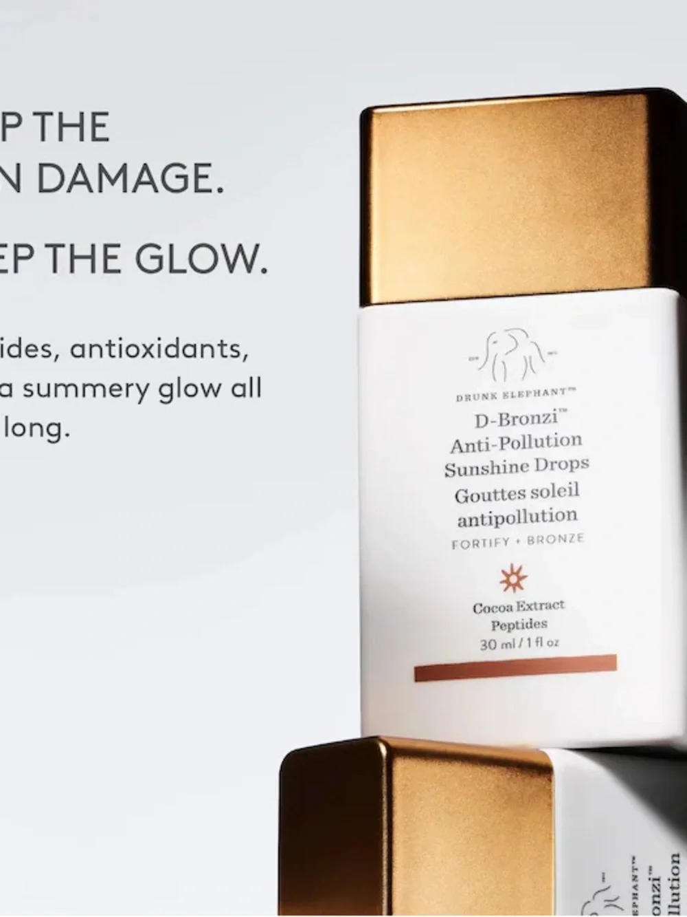 Drunk Elephant - D-Bronzi Anti-Pollution Sunshine Drops - 30ml/1fl oz